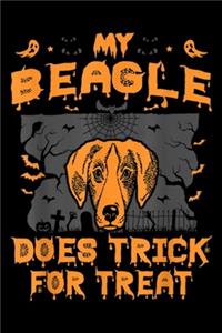 My Beagle Does Trick For Treat