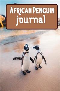 African Penguin journal: Blank Lined Gift notebook For African Penguin lovers