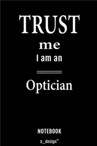 Notebook for Opticians / Optician