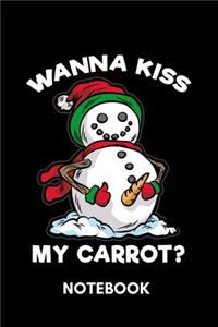 Wanna Kiss My Carrot - Notebook
