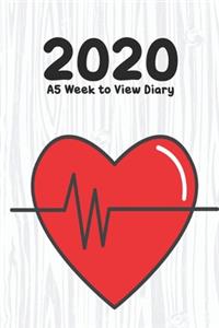 2020 A5 Week to View Diary