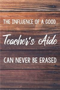 The Influence of a Good Teacher's Aide Can Never Be Erased