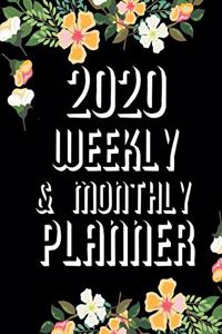 2020 Weekly and Monthly Planner