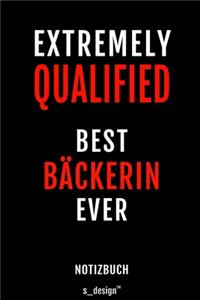 Notizbuch für Bäcker / Bäckerin