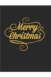 Merry Christmas Notebook Journal
