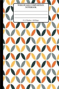 Wide Ruled Composition Notebook 6