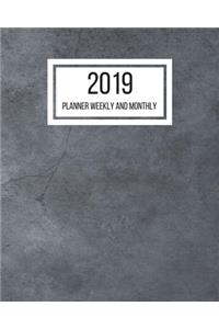 2019 Planner Weekly and Monthly