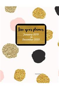 2019 - 2023 Gingersparkle Five Year Planner