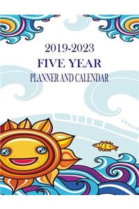 2019-2023 Five Year Planner And Calendar