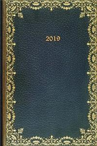 Golden Teal 2019 Planner Diary