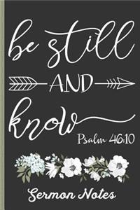 Be Still and Know Psalm 46