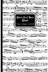 Blank Sheet Music Notebook