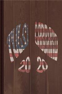 Tulsi Gabbard Peace in 2020 Us Flag Journal Notebook