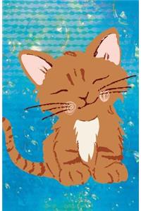 Bullet Journal for Cat Lovers Orange Kitten