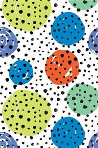 Journal Notebook Circles and Spots Pattern 2