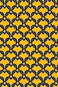Bullet Journal Notebook Chained Hearts Pattern 16