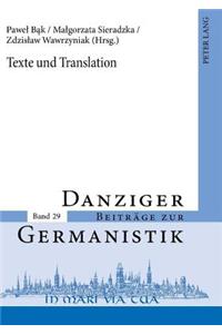 Texte Und Translation