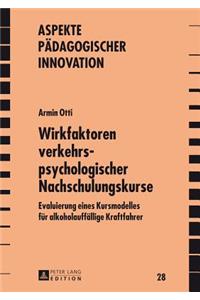 Wirkfaktoren Verkehrspsychologischer Nachschulungskurse