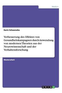 Verbesserung des Effektes von Gesundheitskampagnen durch Anwendung von modernen Theorien aus der Neurowissenschaft und der Verhaltensforschung