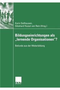 Bildungseinrichtungen als 