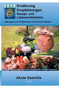 Ernährung bei Akute Gastritis