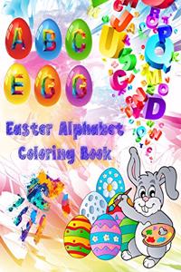 Easter Alphabet Coloring Book