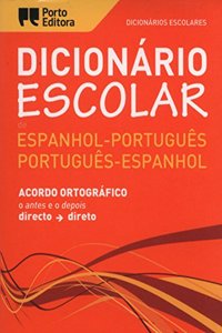 Dicionario Escolar de Espanhol-Portugues / Portugues-Espanhol - Diccionario portugues y espanol