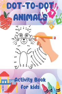 Dot-to-dot Animals. Activity book for kids