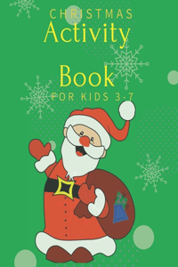 Christmas Activity Book for Kids 3-7