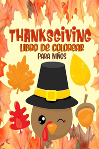 Thanksgiving Libro de colorear para niños