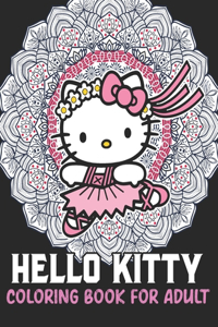 Hello Kitty Coloring Book For Adult