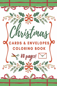 Christmas Cards and Envelopes Coloring Book