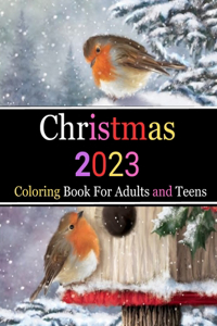 Christmas Coloring Book For Adults and Teens