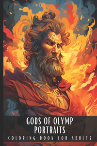 Gods Of Olymp Portraits Coloring Book for Adults