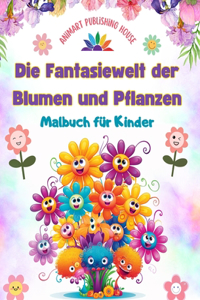 Fantasiewelt der Blumen und Pflanzen - Malbuch für Kinder - Die bezauberndsten Geschöpfe der Natur