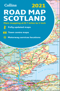 2021 Collins Road Map Scotland