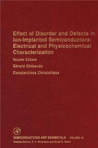 Effect of Disorder and Defects in Ion-Implanted Semiconductors
