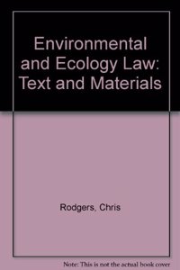 Environmental and Ecology Law