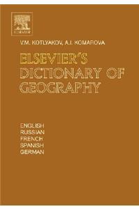Elsevier's Dictionary of Geography