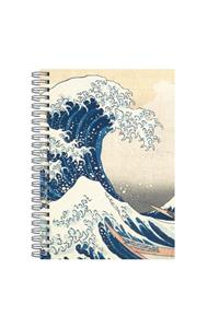 Hokusai Great Wave Wire-O Journal 6 X 8.5