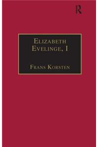 Elizabeth Evelinge, I