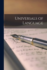 Universals of Language