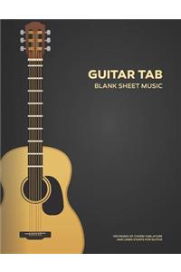 Guitar Tab Blank Sheet Music