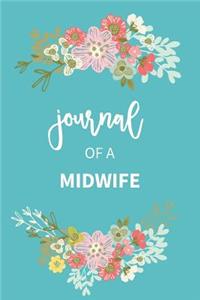 Midwife Journal Floral Notebook Gift For Midwives