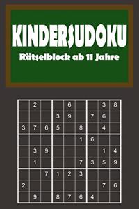 Kindersudoku - Rätselblock ab 11 Jahre