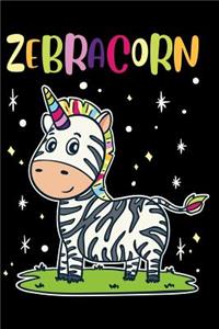 Zebra Unicorn Notebook