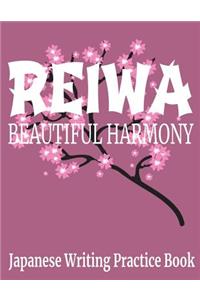 Reiwa Beautiful Harmony Japanese Writing Practice Book