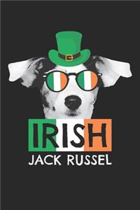 Jack Russel Terrier Journal - Jack Russel Terrier Notebook 'St. Patrick's Day' - Gift for Dog Lovers