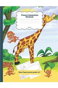 Primary Composition Notebook Story Paper Journal Grades K-2