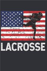 Proud American Lacrosse Player